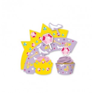 Princess Castle Cupcake Wraps and Picks